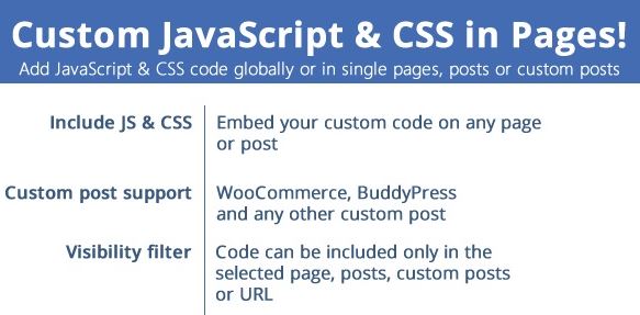 Custom JavaScript & CSS in Pages!